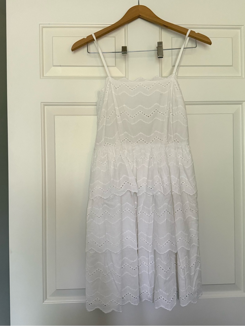 Express White Eyelet Mini Sundress